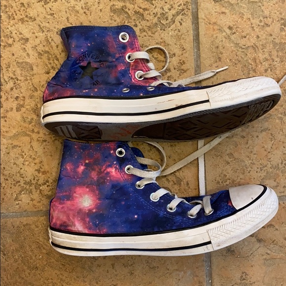 galaxy high top converse